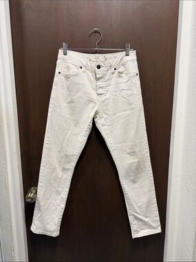 Topman Slim Cream Men's Jeans